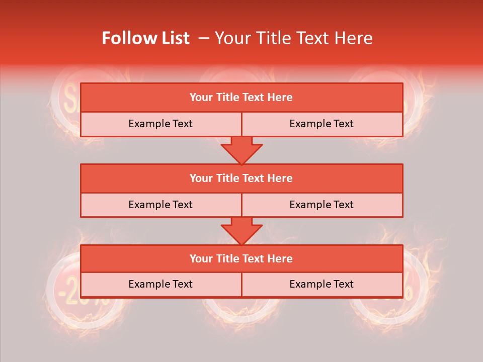 Retail Sign Black PowerPoint Template