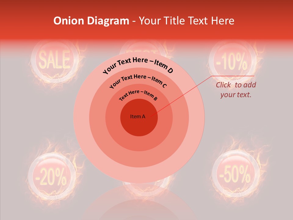 Retail Sign Black PowerPoint Template