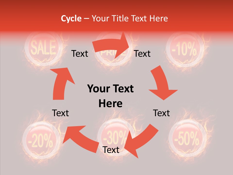 Retail Sign Black PowerPoint Template