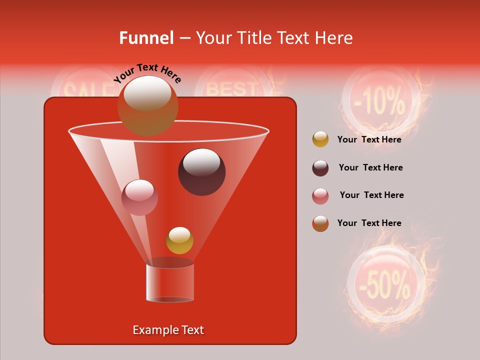 Retail Sign Black PowerPoint Template