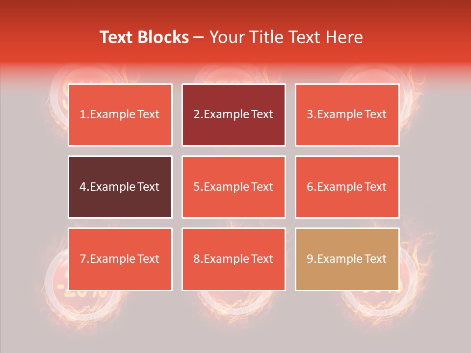 Retail Sign Black PowerPoint Template