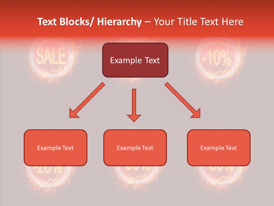 Retail Sign Black PowerPoint Template