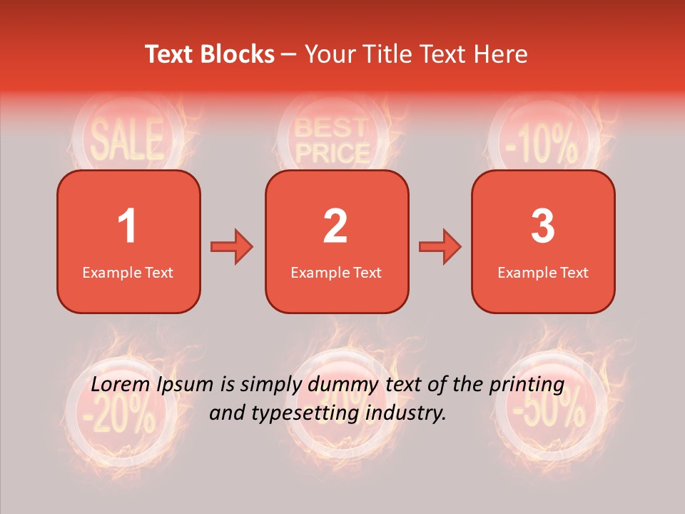 Retail Sign Black PowerPoint Template