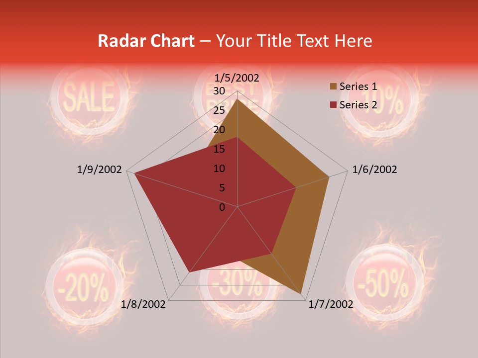 Retail Sign Black PowerPoint Template