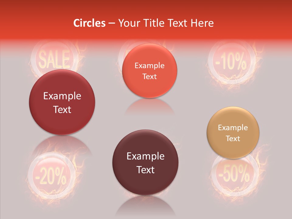 Retail Sign Black PowerPoint Template