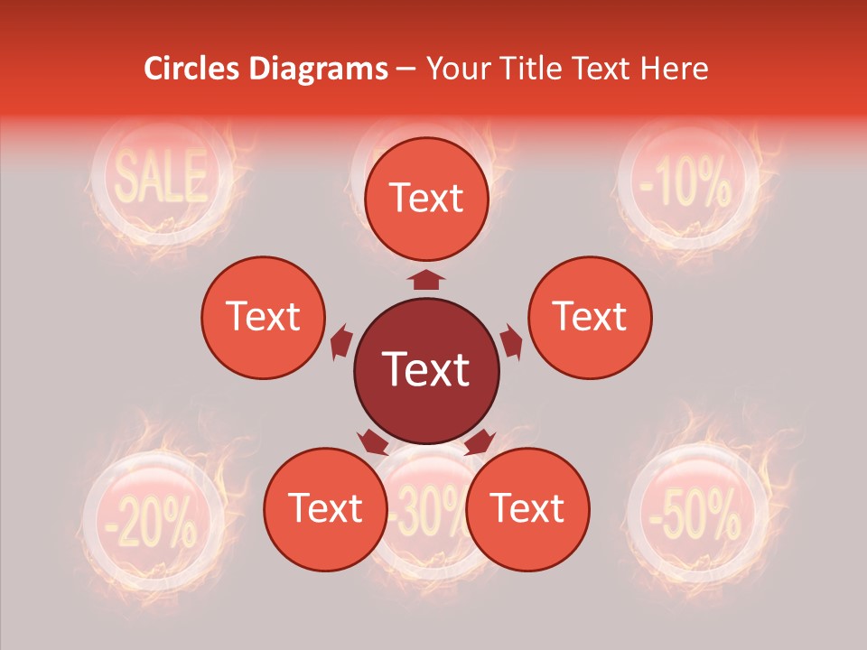 Retail Sign Black PowerPoint Template