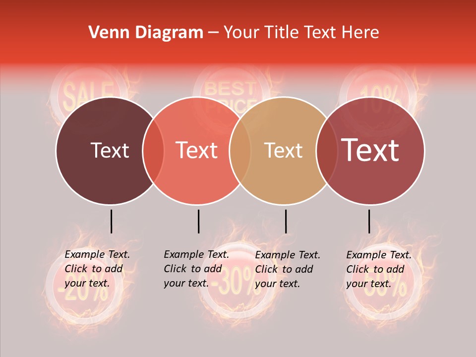 Retail Sign Black PowerPoint Template