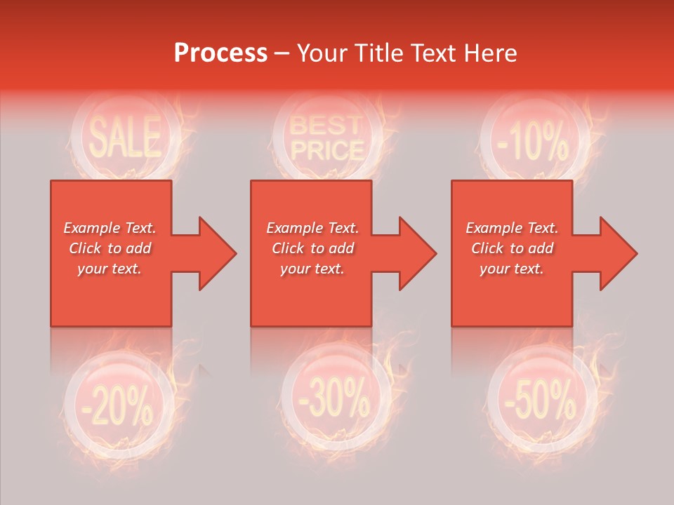 Retail Sign Black PowerPoint Template