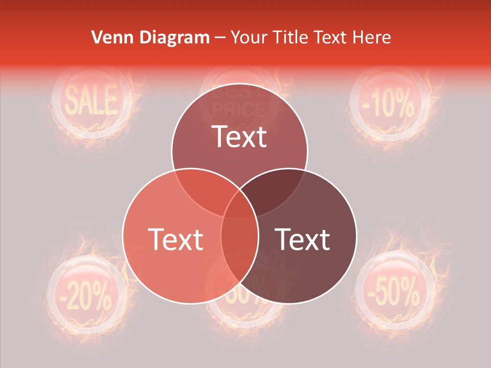 Retail Sign Black PowerPoint Template