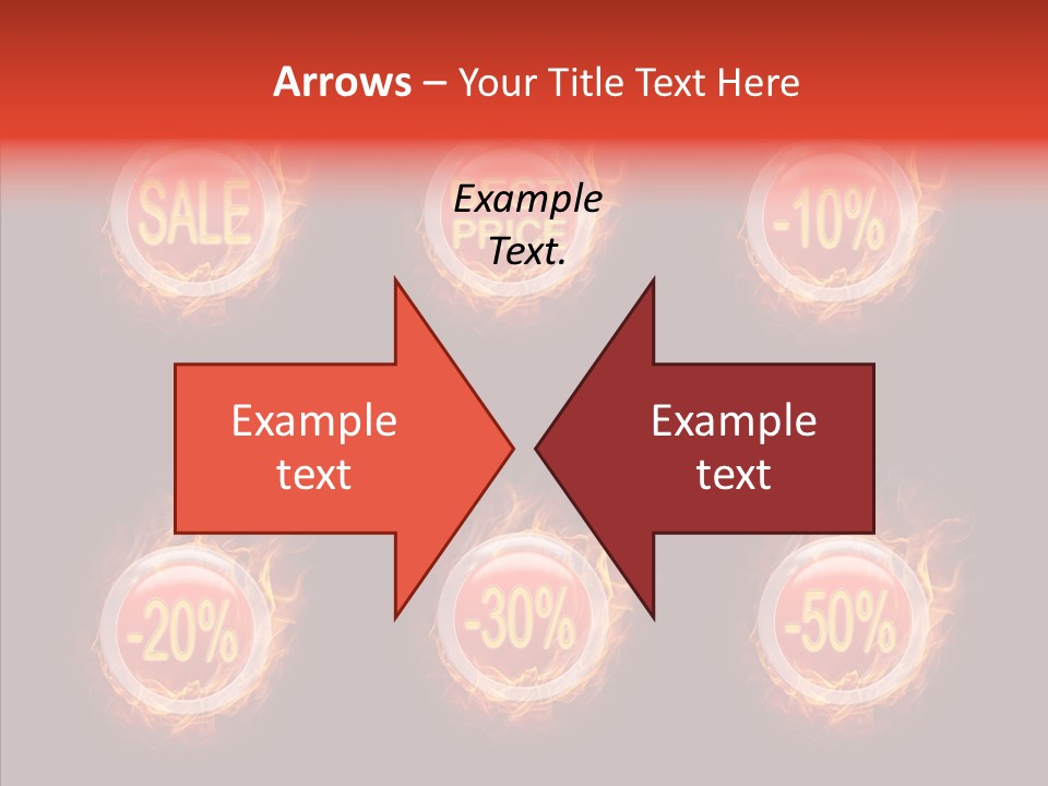 Retail Sign Black PowerPoint Template