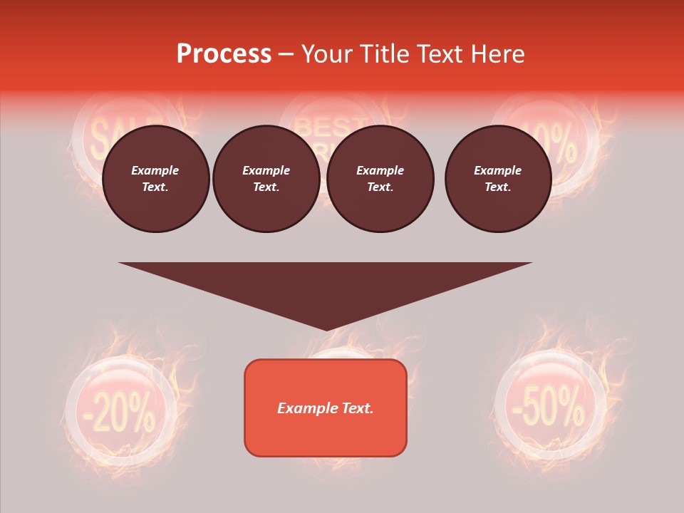 Retail Sign Black PowerPoint Template