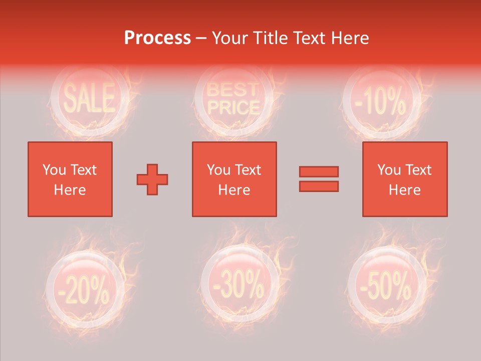Retail Sign Black PowerPoint Template