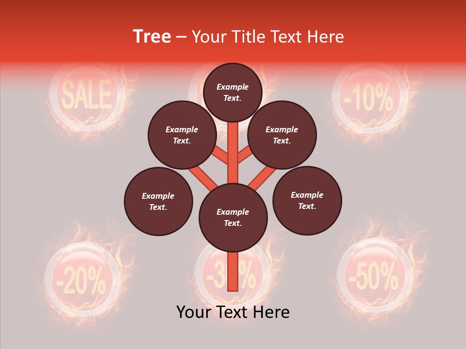 Retail Sign Black PowerPoint Template