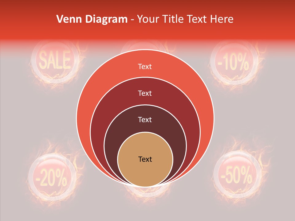 Retail Sign Black PowerPoint Template