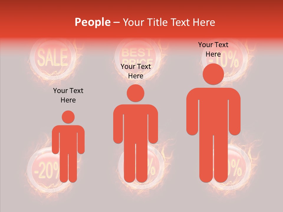 Retail Sign Black PowerPoint Template