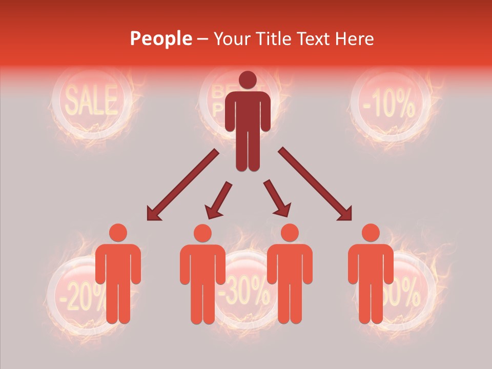 Retail Sign Black PowerPoint Template