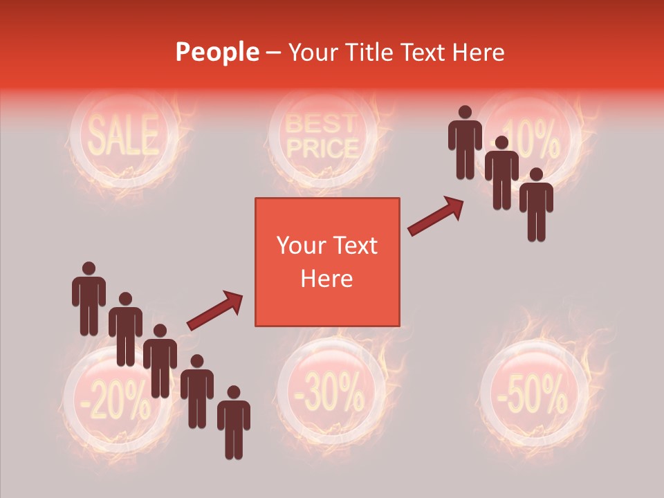 Retail Sign Black PowerPoint Template