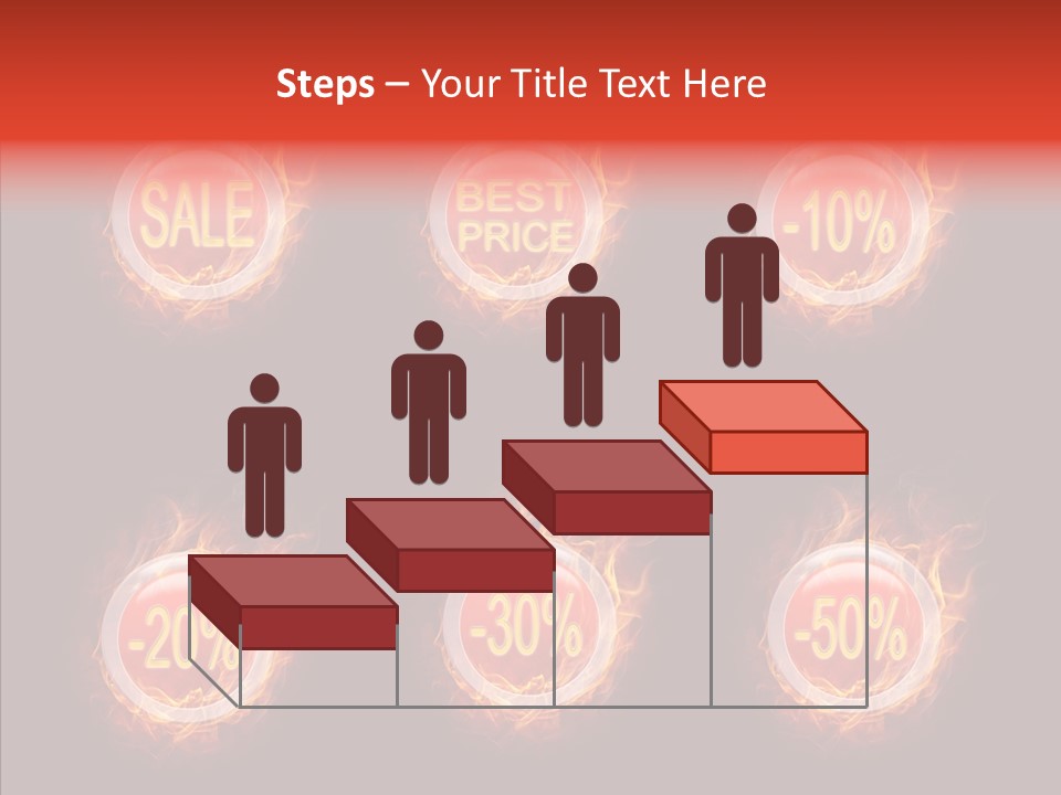 Retail Sign Black PowerPoint Template