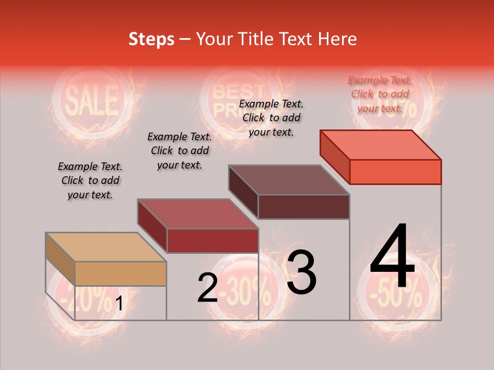 Retail Sign Black PowerPoint Template