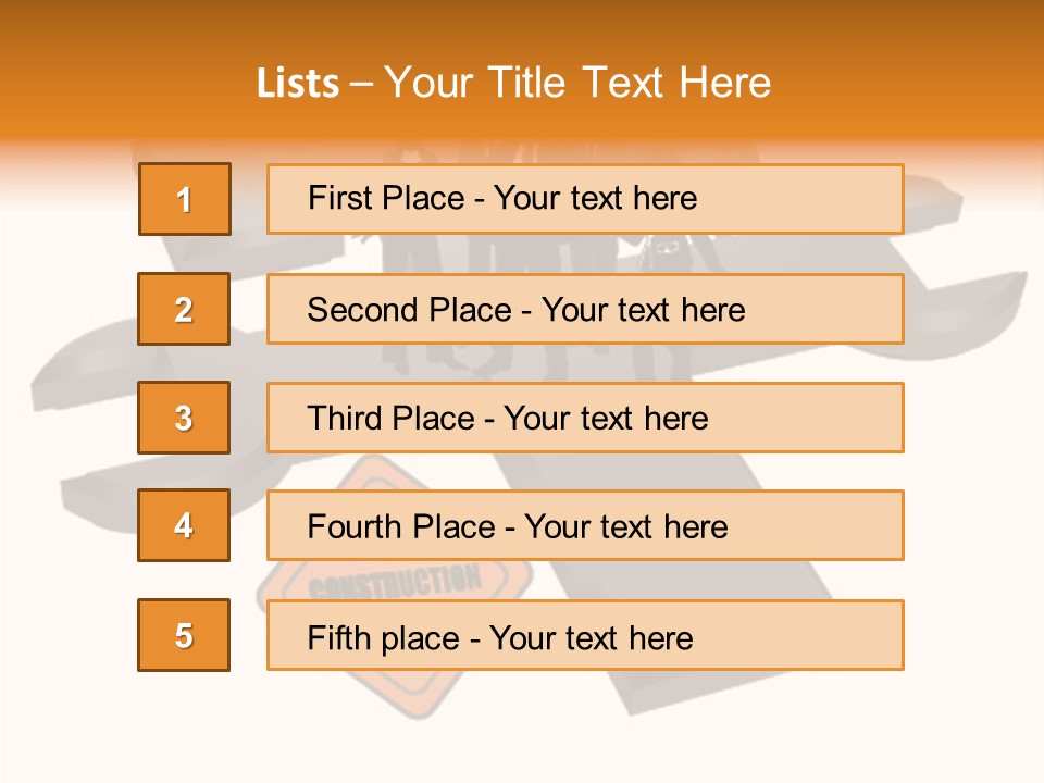 Room Figure Li Ten PowerPoint Template
