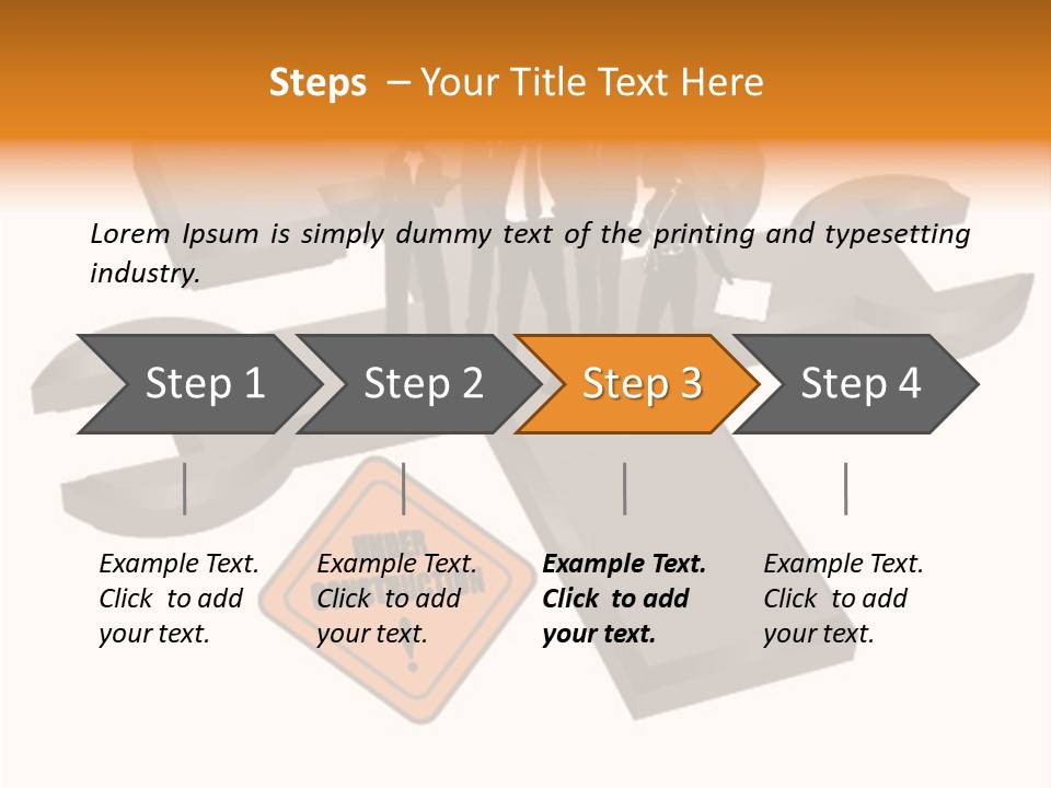 Room Figure Li Ten PowerPoint Template