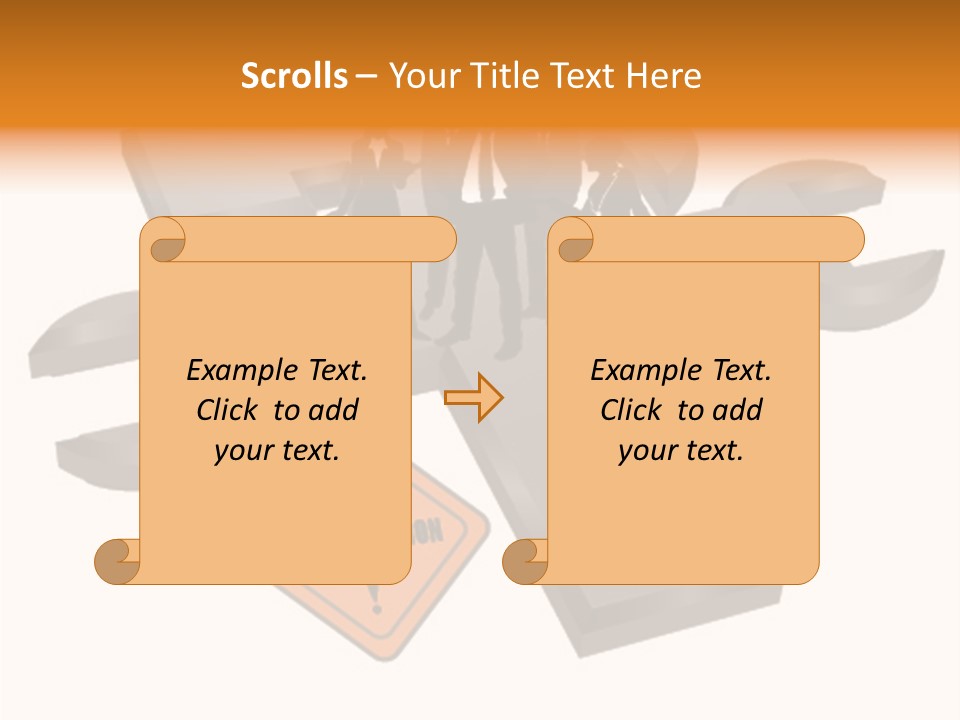 Room Figure Li Ten PowerPoint Template