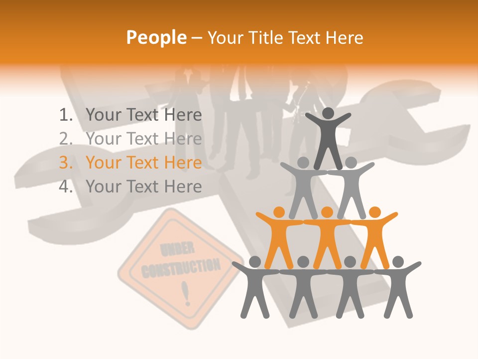 Room Figure Li Ten PowerPoint Template