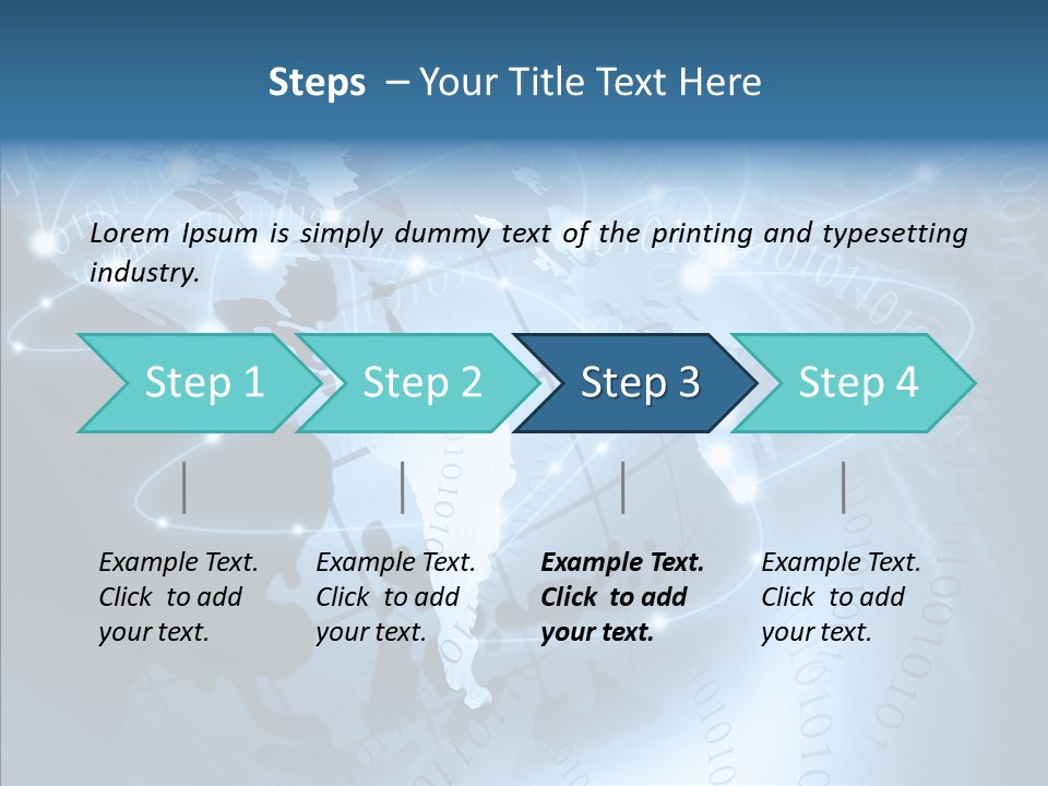 Internet Tourism Virtual PowerPoint Template
