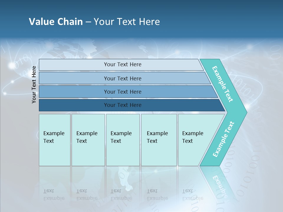 Internet Tourism Virtual PowerPoint Template