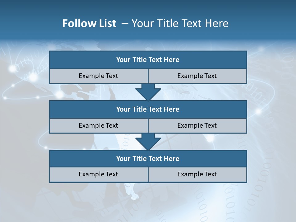 Internet Tourism Virtual PowerPoint Template