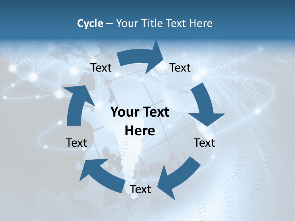 Internet Tourism Virtual PowerPoint Template