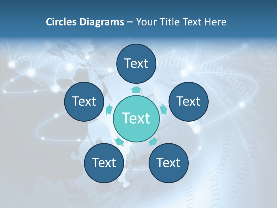 Internet Tourism Virtual PowerPoint Template