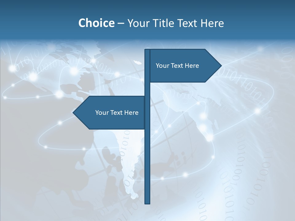 Internet Tourism Virtual PowerPoint Template