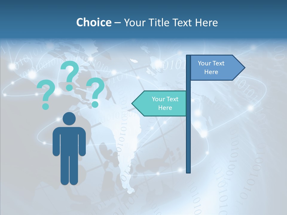 Internet Tourism Virtual PowerPoint Template