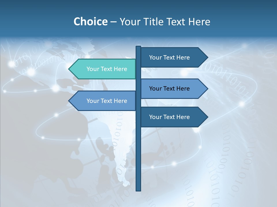 Internet Tourism Virtual PowerPoint Template