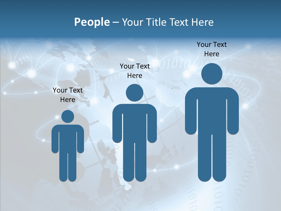 Internet Tourism Virtual PowerPoint Template