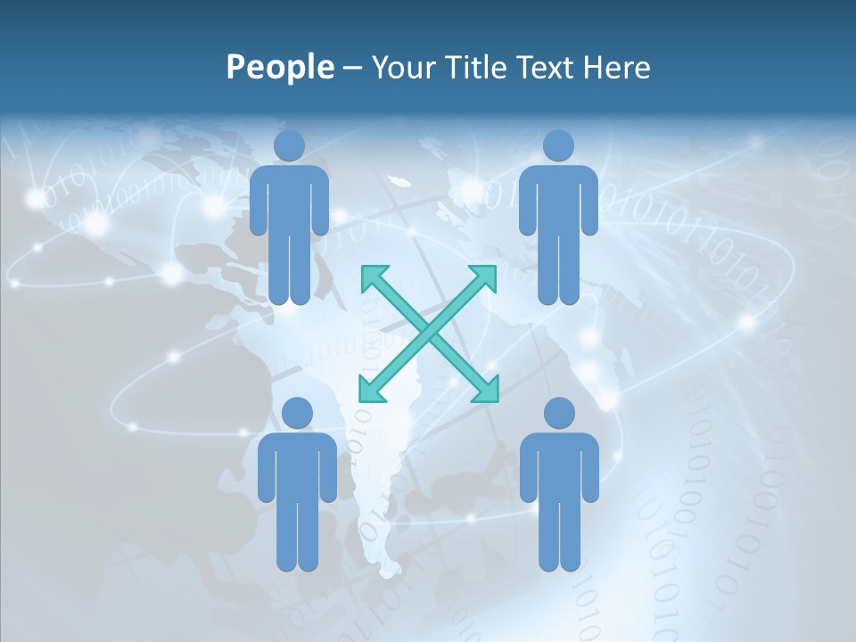 Internet Tourism Virtual PowerPoint Template