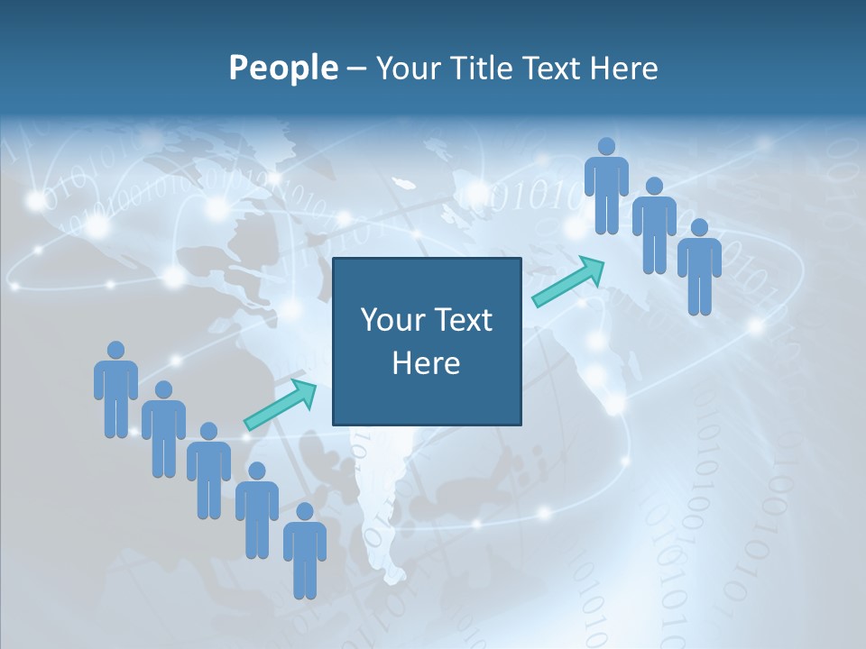 Internet Tourism Virtual PowerPoint Template