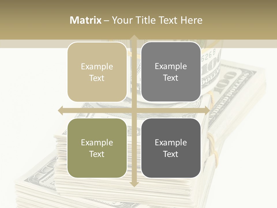 Currency Background Wages PowerPoint Template