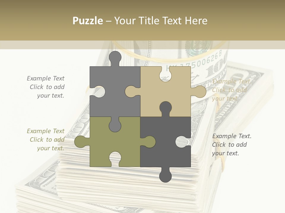 Currency Background Wages PowerPoint Template