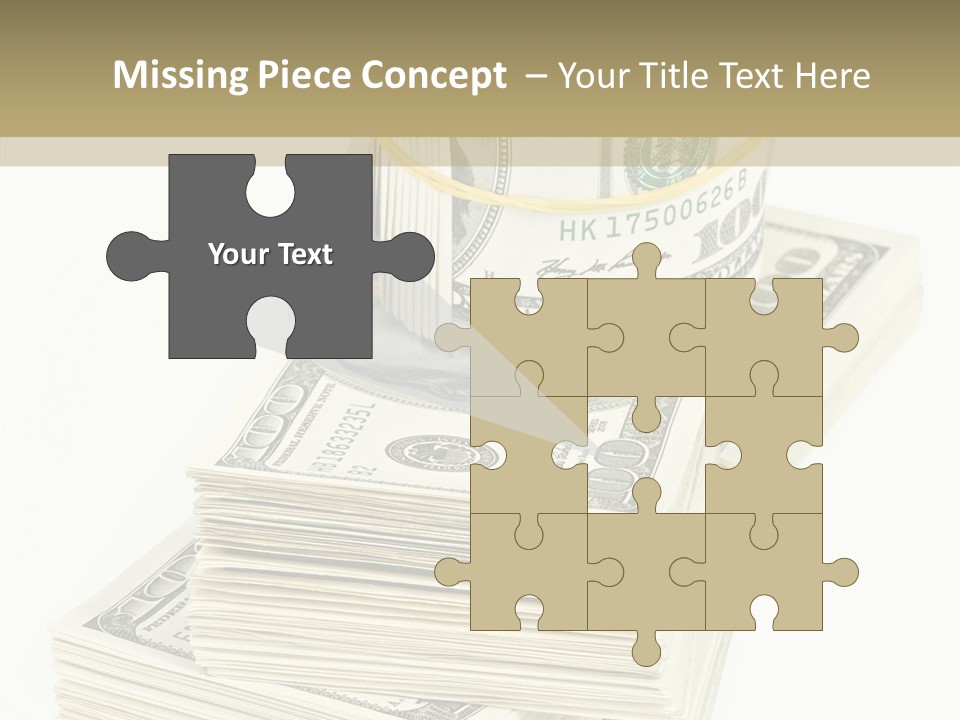 Currency Background Wages PowerPoint Template