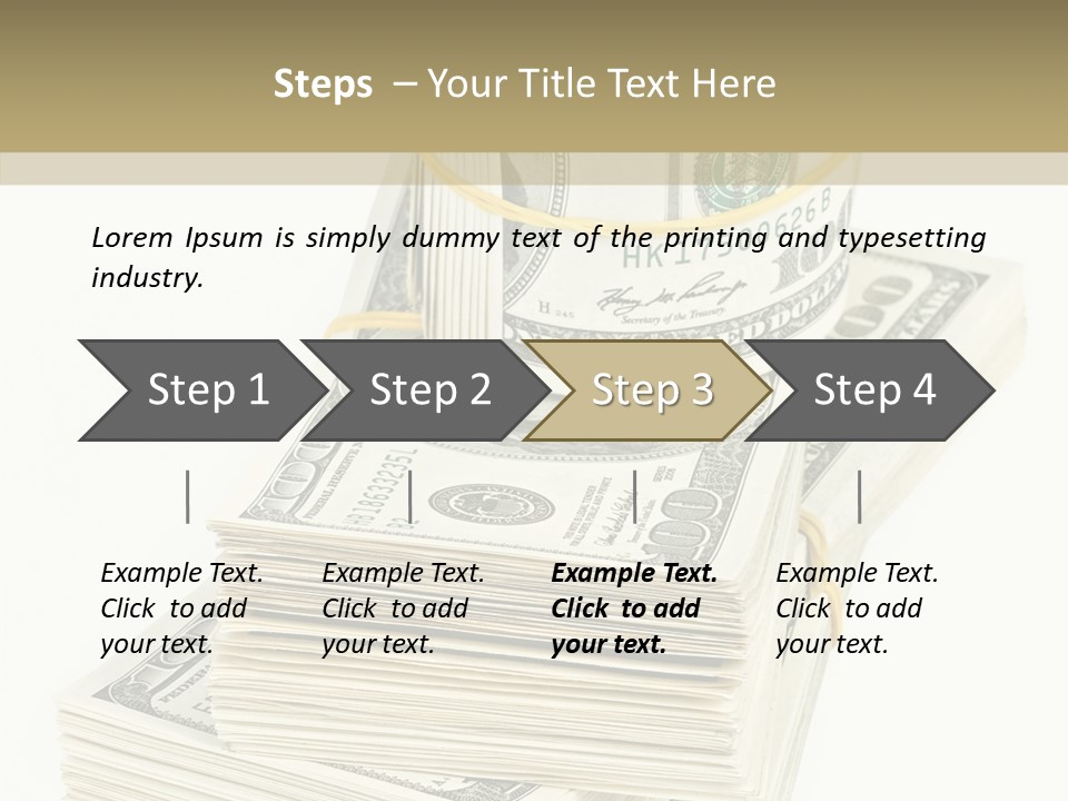 Currency Background Wages PowerPoint Template