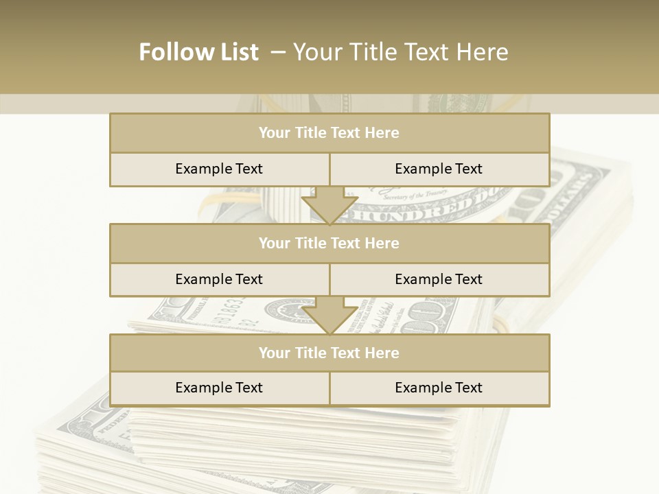 Currency Background Wages PowerPoint Template