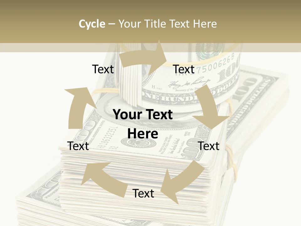 Currency Background Wages PowerPoint Template