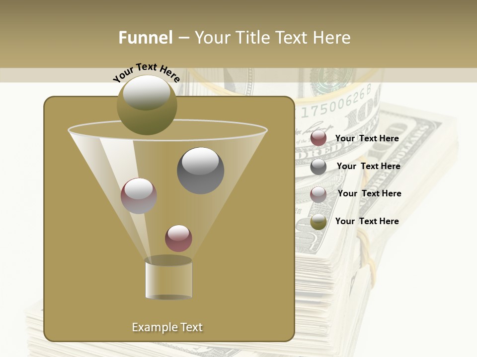 Currency Background Wages PowerPoint Template