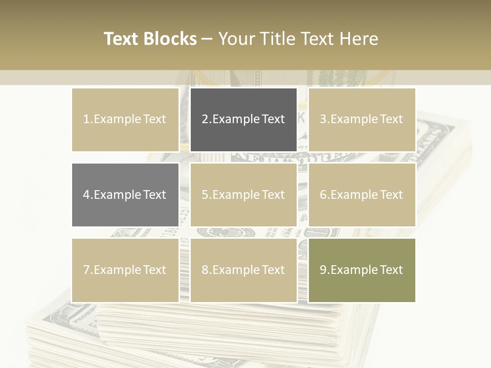 Currency Background Wages PowerPoint Template