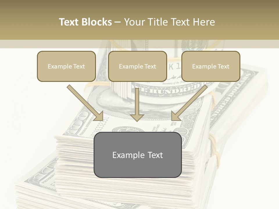 Currency Background Wages PowerPoint Template