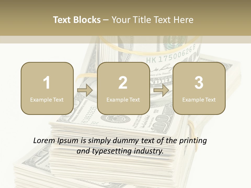 Currency Background Wages PowerPoint Template