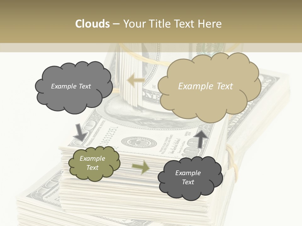 Currency Background Wages PowerPoint Template