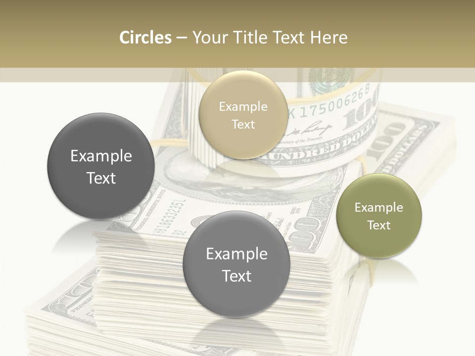 Currency Background Wages PowerPoint Template